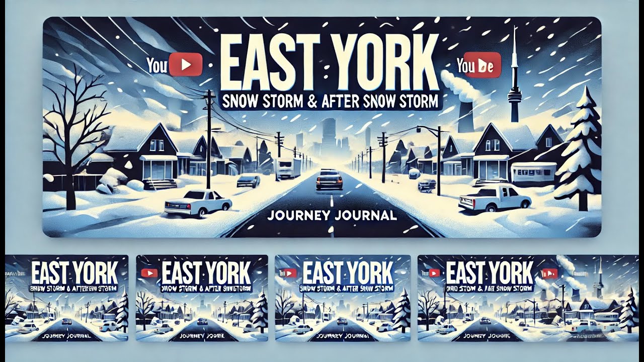 East york Toronto After Snow Storm