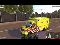 Emergency Call 112 - Dutch Ambulance Responding! 4K