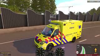 Emergency Call 112 - Dutch Ambulance Responding! 4K screenshot 3