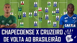 ANÁLISE PRÉ-JOGO: CHAPECOENSE X CRUZEIRO (BRASILEIRÃO)