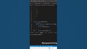 Star Pattern 10 | Right Triangle | DSA Programming | #shorts