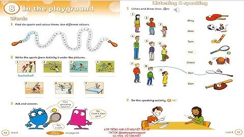 Get Ready for Starters – 2nd Edition | Unit 8: In the playground | Lớp Tiếng Anh Cô Nguyệt Vui Vẻ