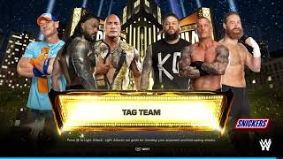 WWE 2K24  Team Roman Reigns  vs  Team Randy Orton