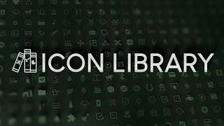 Icon Library for After Effects, Photoshop, & Illustrator