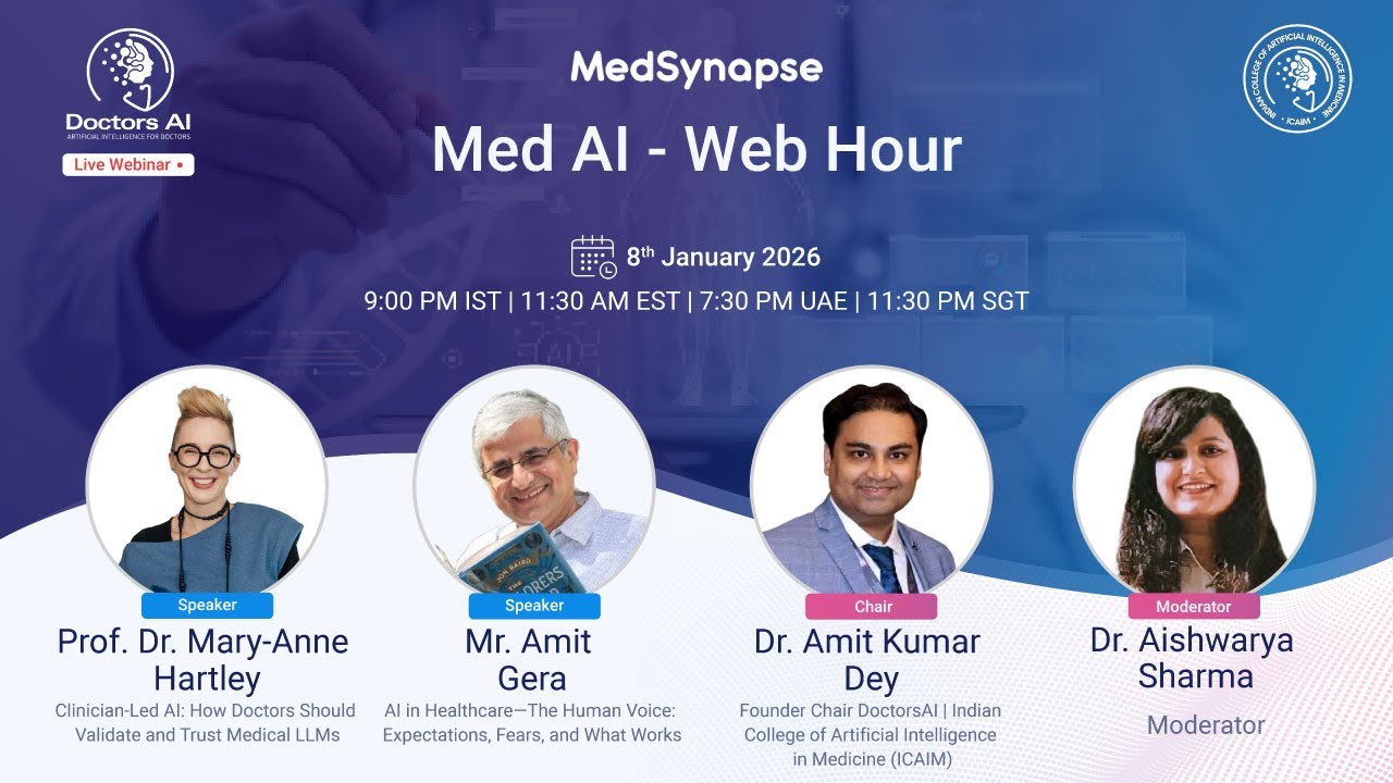 MedSynapse x DoctorsAI Webhour January edition - YouTube