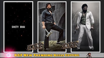 KGF New Trending Reels Editing ll Instagram Trending Reels Editing ll Capcut Template