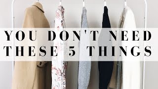 5 Things You Don't Need In Your Closet | Audrey A La Mode