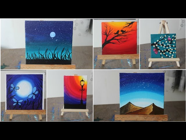 6 Paintings For Beginners, Complete Guide on Blending Techniques