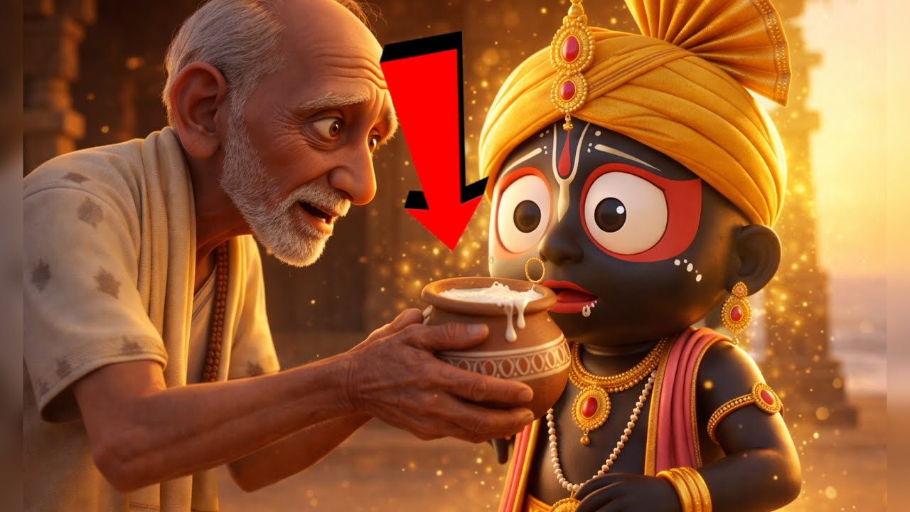 जब भक्त ने ज़िद कर दी… | When a Devotee Challenged God!”|| Jagannath leela | Hindi animation story 