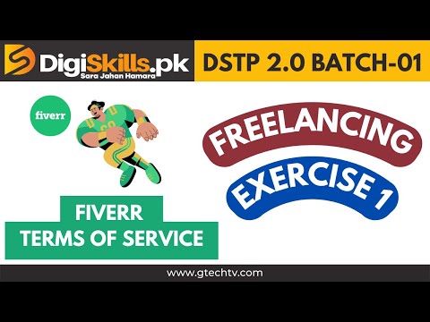 Digiskills 2.0 Freelancing Exercise 1 Batch 01 Solution | Fiverr Terms and Conditions