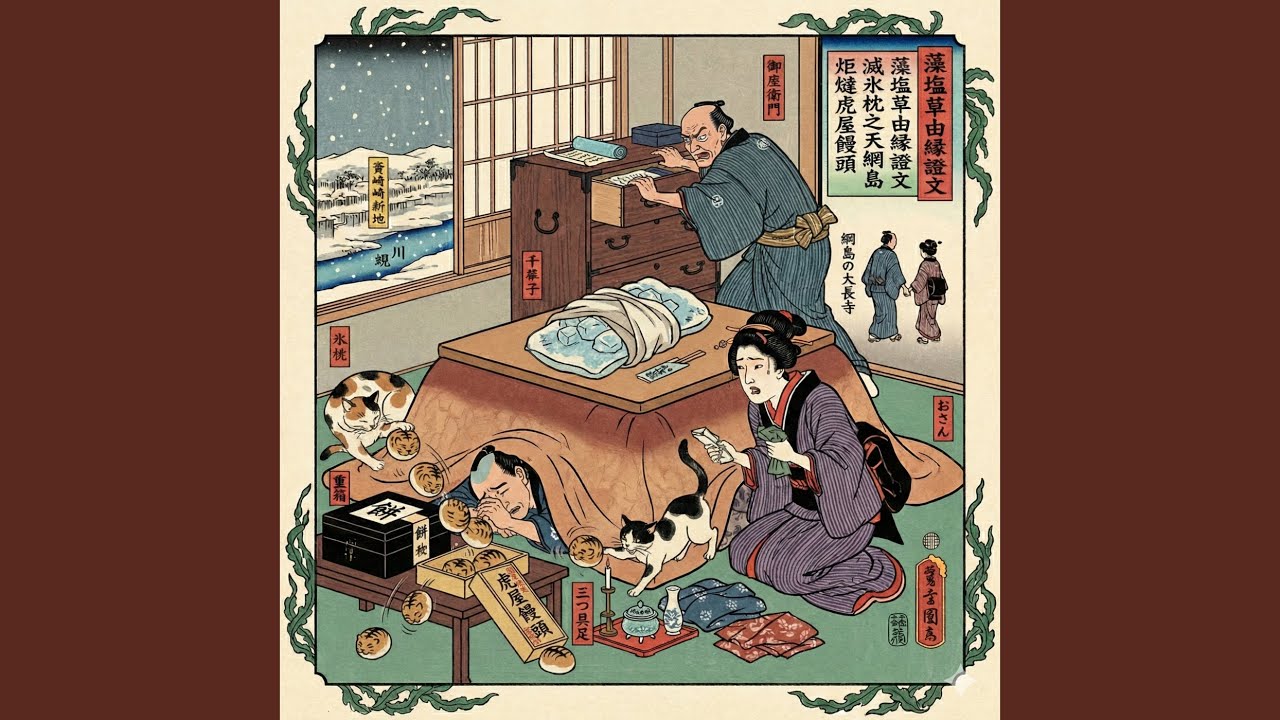 藻塩草由縁證文滅氷枕之天網島炬燵虎屋饅頭