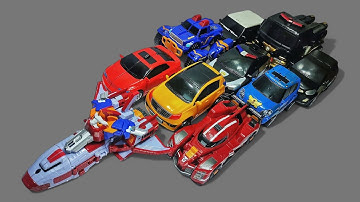 Penggabungan Mobil Tobot XYZ TRITAN,  DELTATRON, MASTER V Jadi Mode Robot Besar