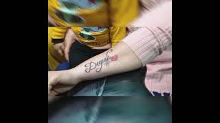 Deepak Name Tattoo Pk Tattoo Arts Youtube