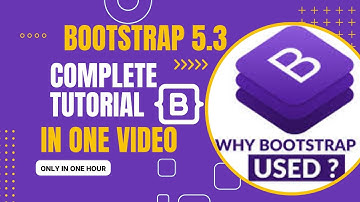 Complete Bootstrap V5.3 Tutorial | Bootstrap 5.3 for beginners | Create website by using bootstrap 5