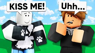 I Said YES to My SUS Friend For 24 HOURS.. (Roblox Bedwars)