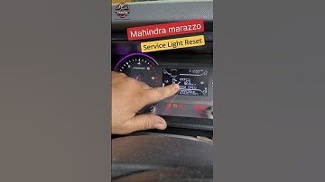 Mahindra marazzo How to service light reset #shorts #automobile #mahindra