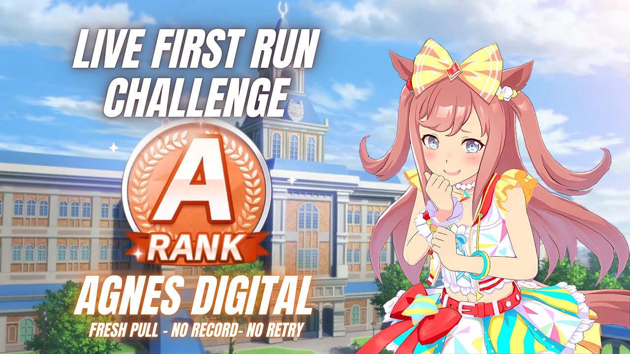 Agnes Digital First Run — A Rank + or Nothing! | Uma Musume Live Challenge