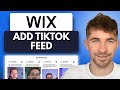 How to Add a TikTok Feed to Wix (2025)