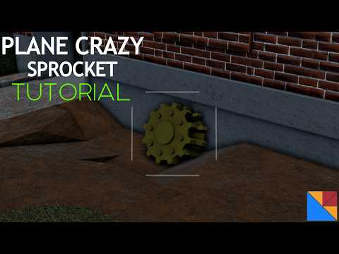 Plane Crazy Sprocket Tutorial Using The New Gears! (Simple and looks great)