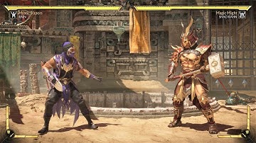 Rain vs Shao Kahn (Hardest AI) - MORTAL KOMBAT 11