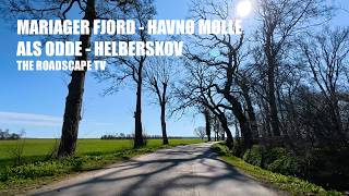 The Roadscape | Als, Denmark | Scenic Drive near Mariager Fjord 4K