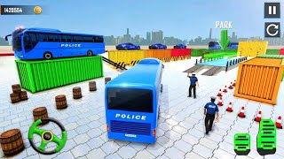 Game Mobil Police Bus Parking Simulator 2020 - Bus Polisi 3D Android Gameplay screenshot 2