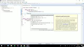 Creating Thread Using Thread Class| Threads in Java | Multithreading