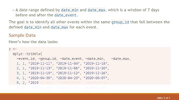 How to Easily Identify Events within a Date Range in R using dplyr