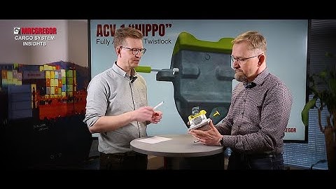 MacGregor Cargo System Insights about Automatic Twistlock ACV-1 Hippo