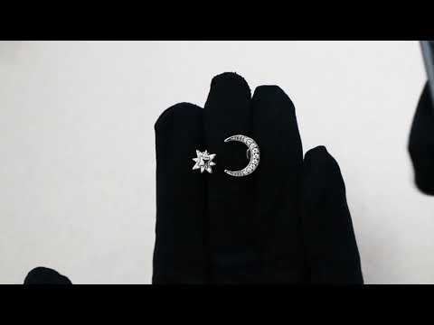 Серебряные серьги SKLV с фианитом 94023965