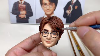 Harry Potter S Head Made From Polymer Clay Sculpture Timelapse Clay Artisan Jay 