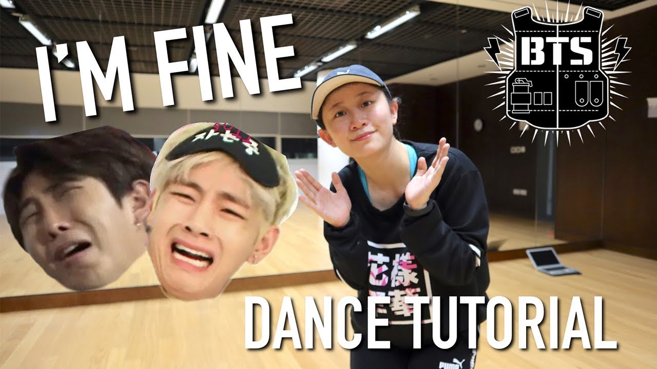 BTS (방탄소년단) I'm Fine Dance Tutorial | Full w Mirror [Charissahoo]