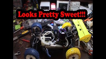 OFNA Jammin X1 CR buggy Restoration with 28 Nitro Engine JP-3 Pipe