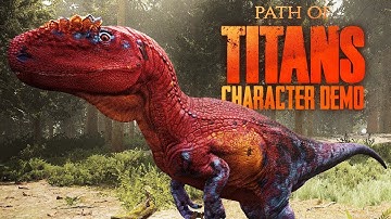 INSANELY Detailed Dinosaur Customisation! | Path Of Titans Demo Gameplay
