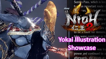 Nioh 2 | [All Yokai Illustrations with Yokai Memory Voices]