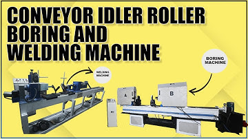 Conveyor Idler Roller Boring And Welding Machines by TL PATHAK GROUP #manufacturer #welding #machine