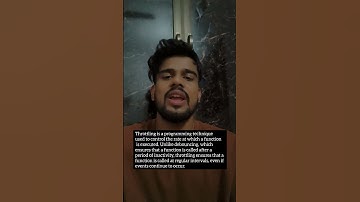 Q8. Throttling easy explanation 🔥 #frontenddev #interviewquestions #shorts #react #javascript #short