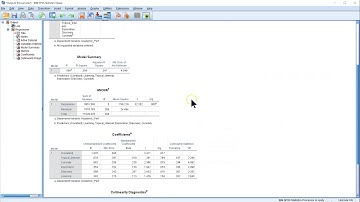 Multicollinearity in SPSS