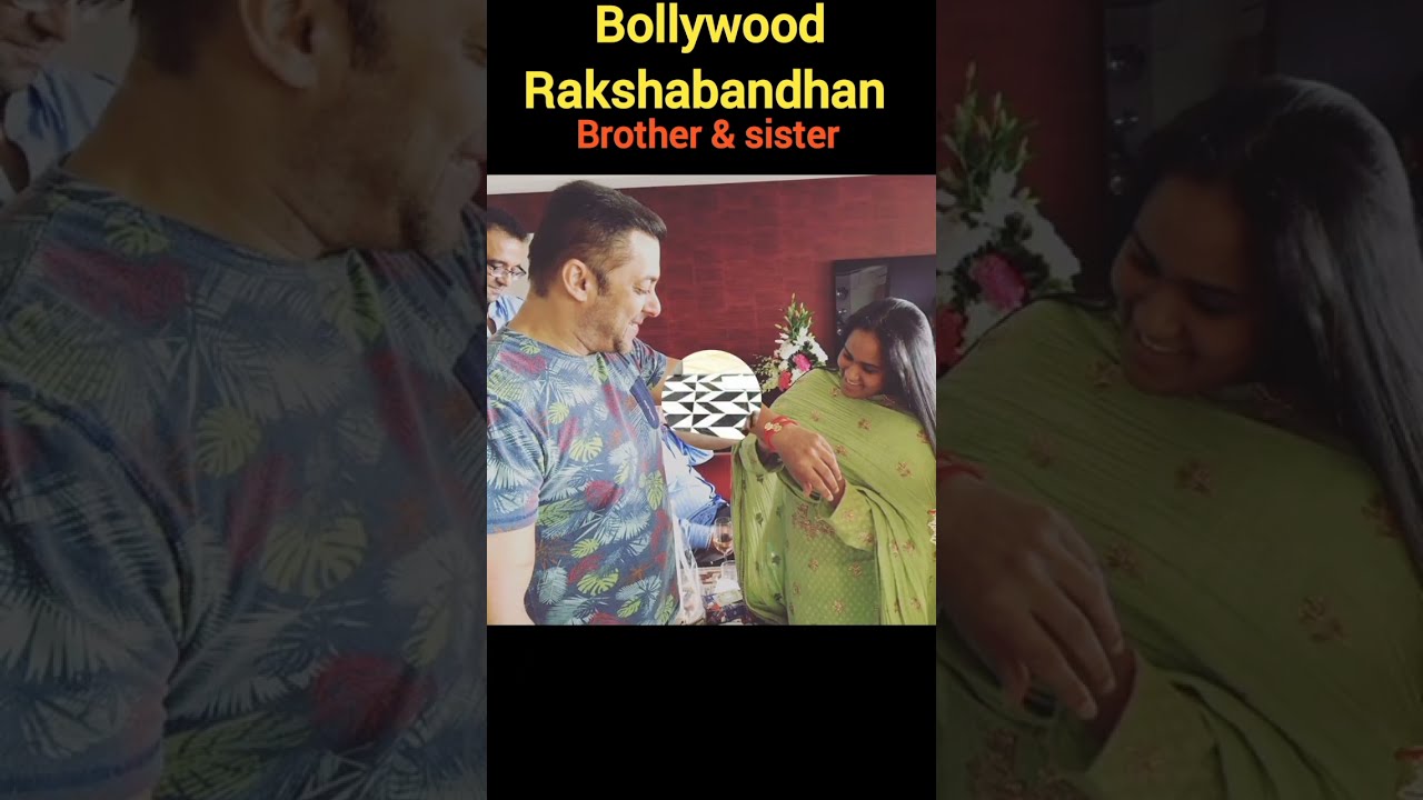Bollywood Brother And Sister Rakhispecial Rakshabandhan Celebrity Filmstar