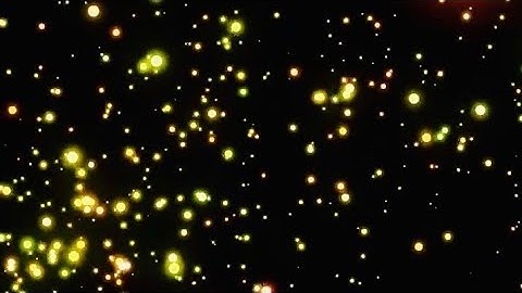 Golden Neon Floating Particles Animation Background Video , No Copyright || fireflies background