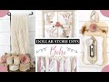 DOLLAR TREE DIYS ~ 4 Boho Dollar Store DIY Home Decor Crafts ~ Dusty Rose & Neutrals Theme!