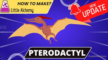 How To make Pterodactyl In Little Alchemy | Full Walkthrough |Hints