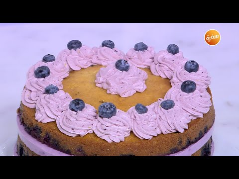 طريقة عمل تشيز كيك التوت الأزرق