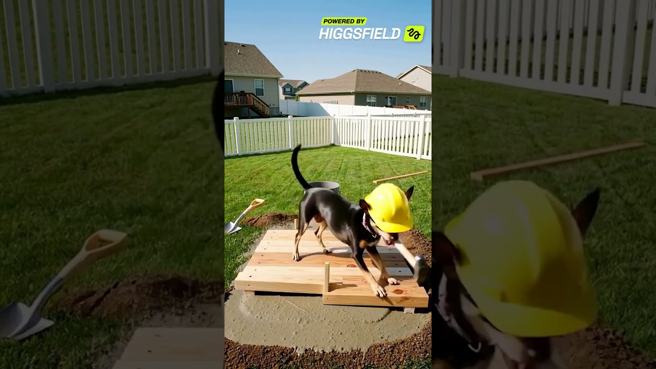 This Dog Builds Its Own Backyard Pet House 🐶🏡
