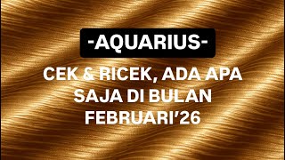 Download Lagu ♒️AQUARIUS, PREDIKSI UNTUKMU DI  FEBRUARI’26 #tarotputrisolo #energifebruari #adaapasajadifebruari  MP3