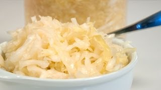 Classic Homemade fermented sauerkraut