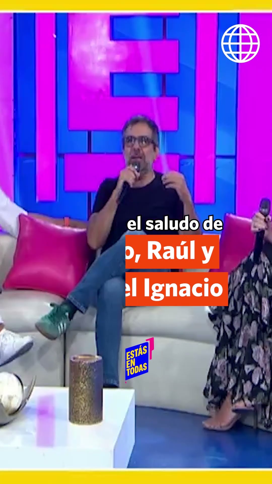 ESTÁS EN TODAS | This is how Diego, Raul and Miguel Ignacio's greeting was born | #shorts