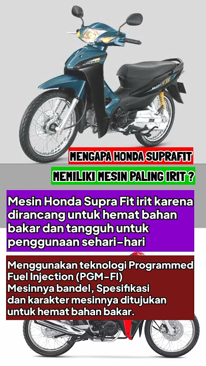 Mengapa Mesin Honda Suprafit Diklaim Sangat Irit❓#mesin #suprafit #palingirit