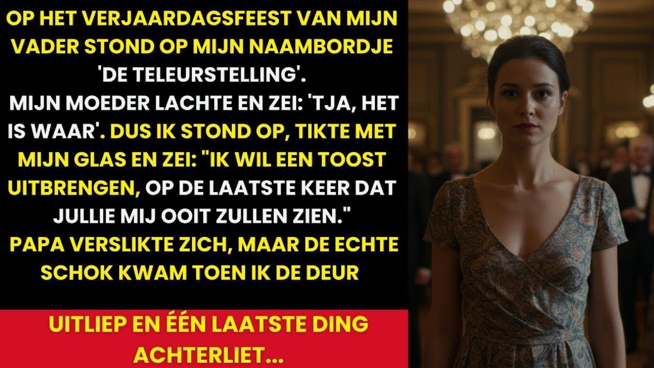 Op Vaders Verjaardag Stond Op Mijn Naamkaartje ‘De Teleurstelling’—Hun Gezichten Toen Waarheid Kwam