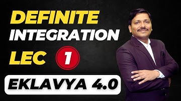DEFINITE INTEGRATION LEC 1 MHT-CET | EKLAVYA 4.0 BATCH FOR MHT-CET 2024  #mhtcet2024 | DINESH SIR